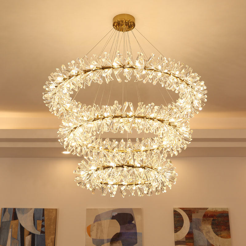 Celeste - Glass Crystal Chandelier